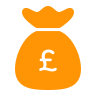 pound money bag